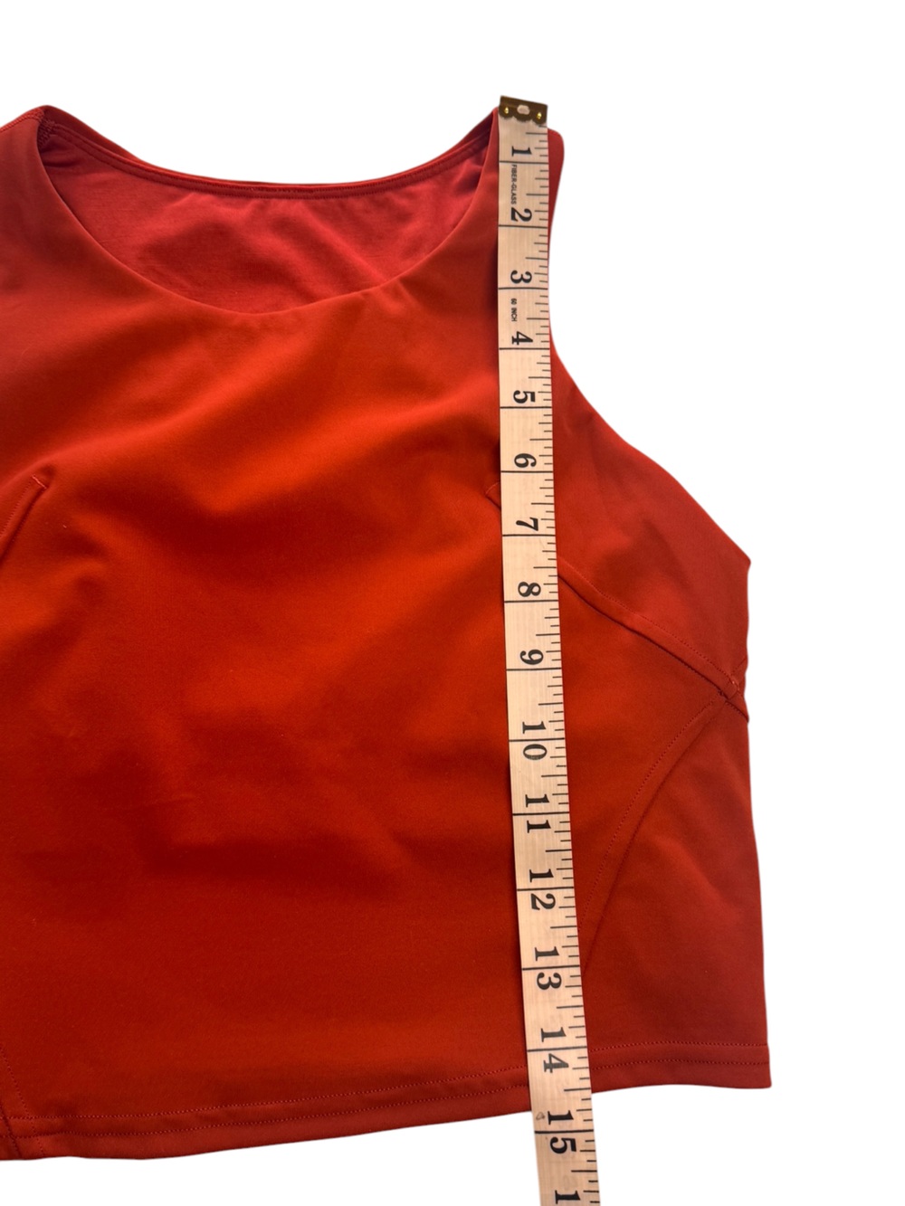 Lululemon Invigorate Training Tank Top in Aztec Brick Red Size 6 Nulu W1CZ3S - Picture 8 of 8